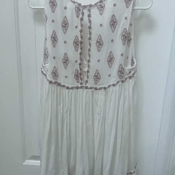 Free People flowy embroidered tank tunic Sz Small - Picture 4 of 5
